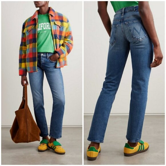 💕MOTHER SUPERIOR💕 The Hiker Skimp Jeans ~ Dream Team Button Fly 31 NWT - Picture 4 of 16